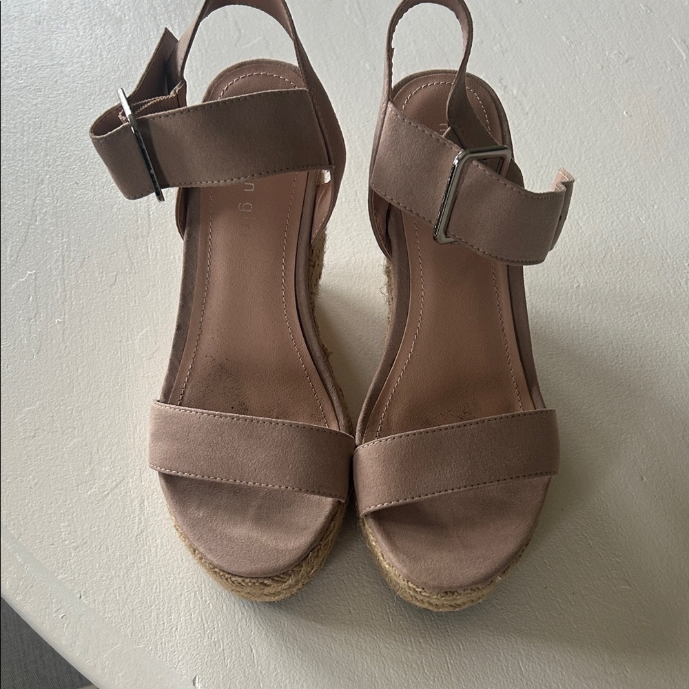 Madden Girl Brown Wedge Sandals